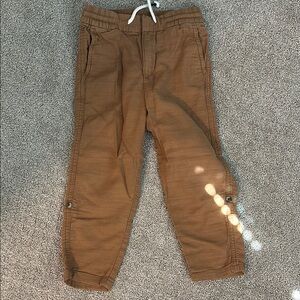 H&M Brown Jogger with Elastic Waistband-size 4/5